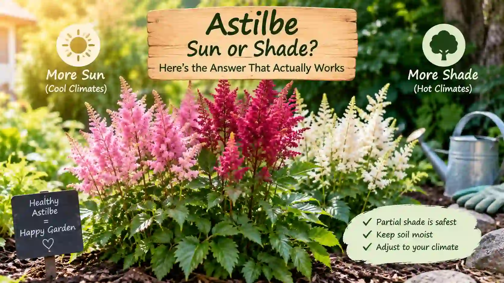 Astilbe Sun or Shade