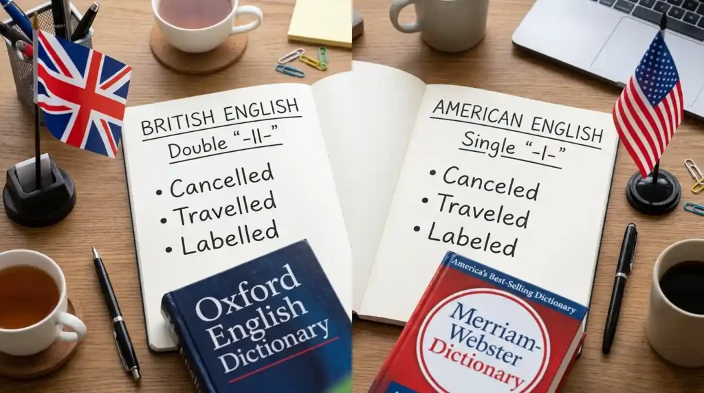 British English vs American English Spelling