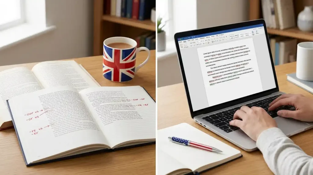 British English vs American English Spelling