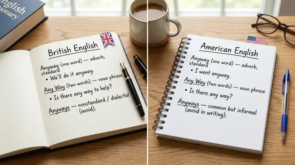 British English vs American English Spelling
