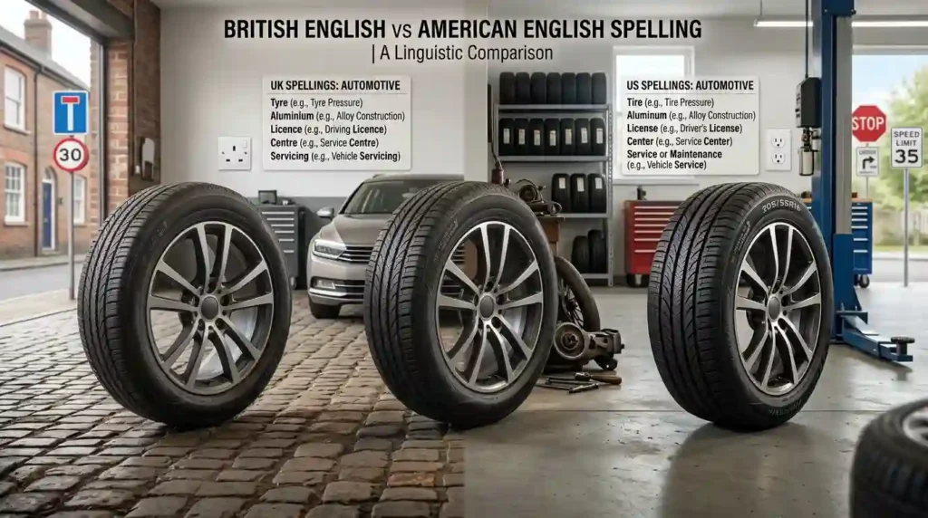 British English vs American English Spelling