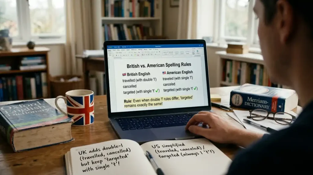 British English vs American English Spelling