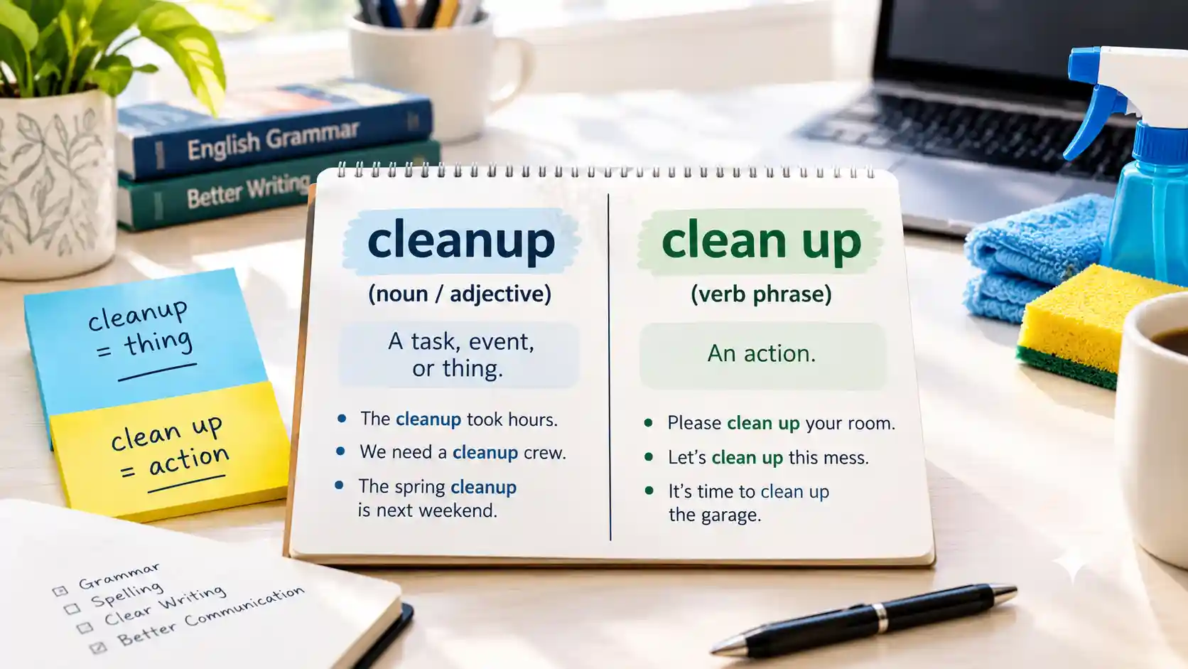 Cleanup or Clean Up