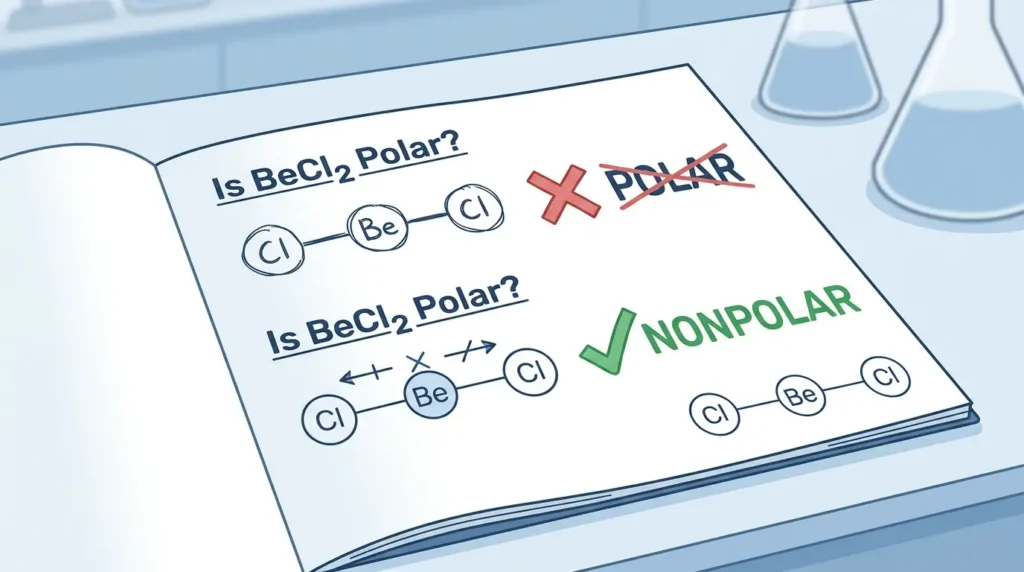 Common Mistakes with BeCl2 Polarity