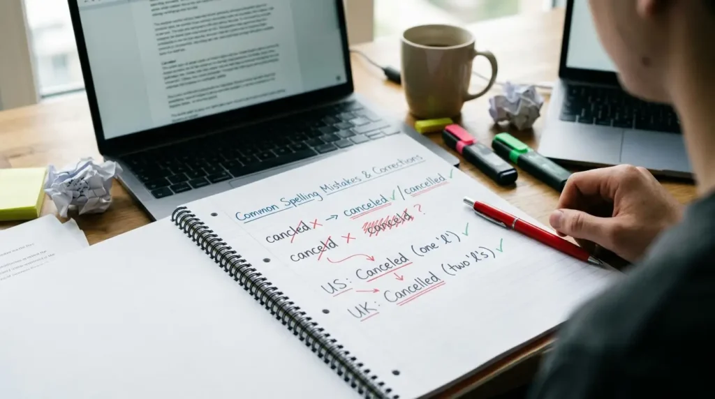 Common Mistakes with Cancelled or Canceled