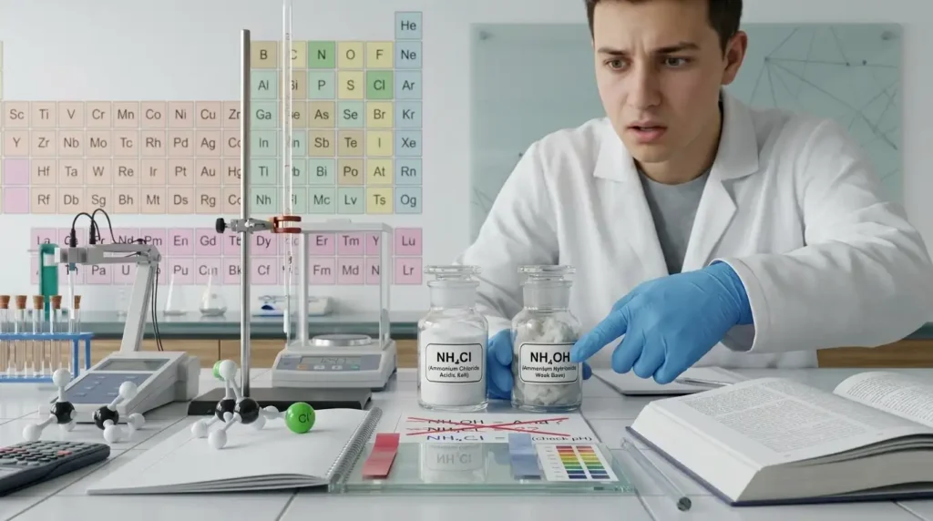Common Mistakes with NH4Cl Acid or Base