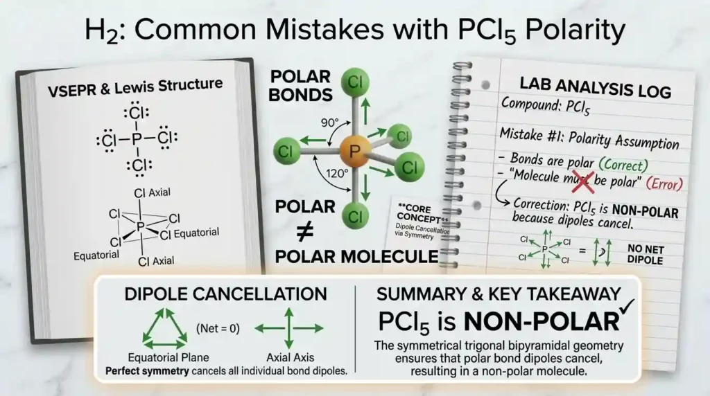 Common Mistakes with PCl5 Polarity