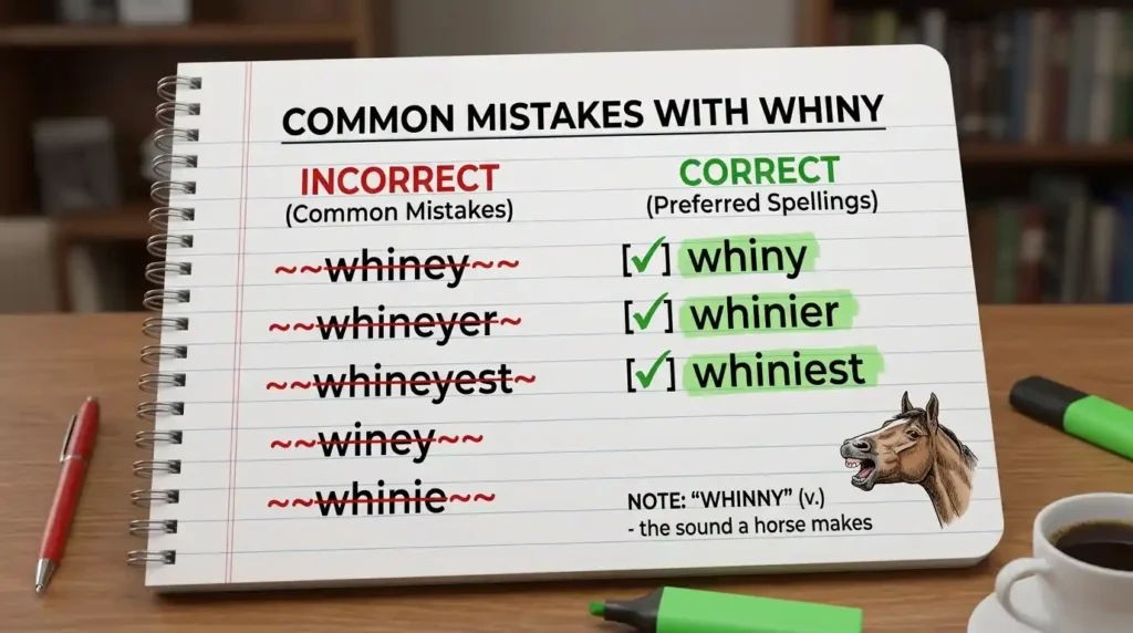 Common Mistakes with Whiny