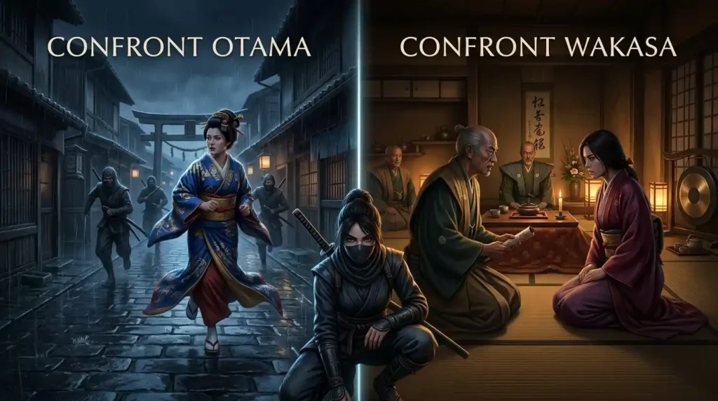 Confront Otama vs Confront Wakasa Side by Side