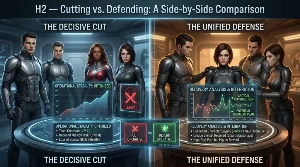 Cutting vs Defending A Side-by-Side Comparison