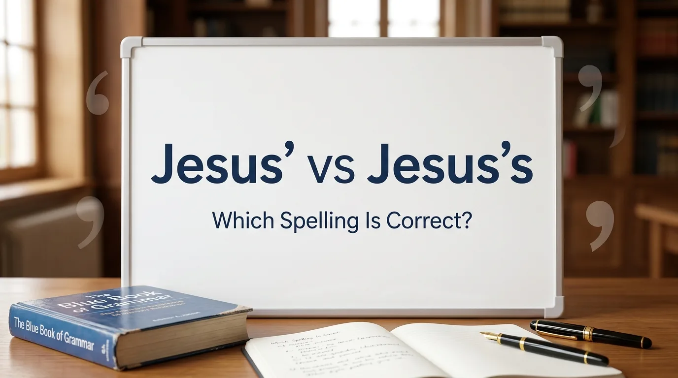 Jesus' or Jesus's