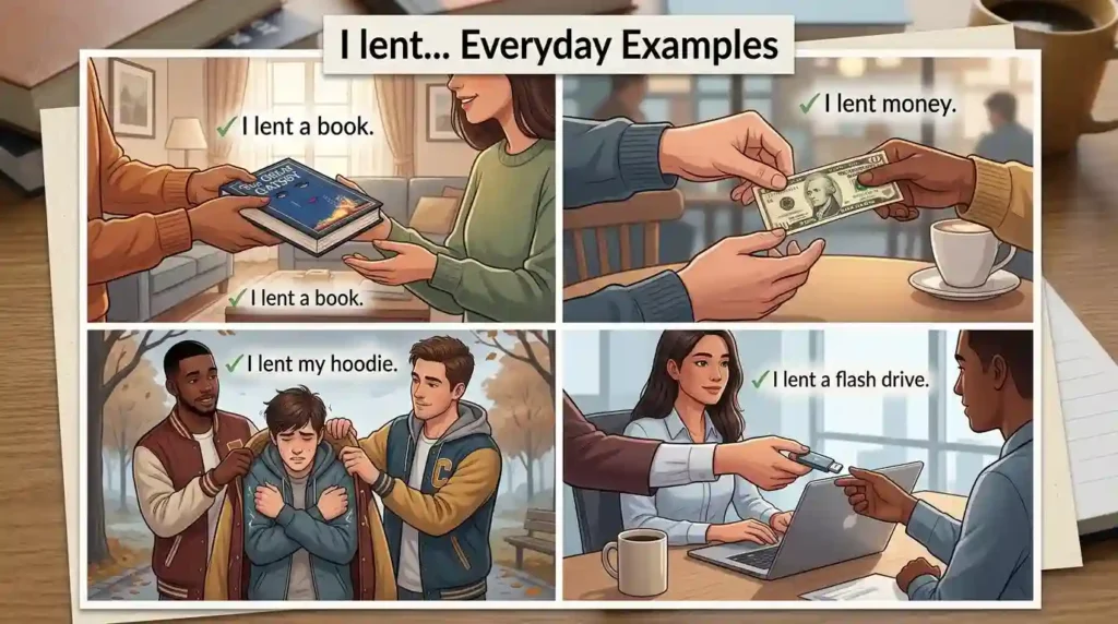Lended or Lent in Everyday ExamplesLended or Lent in Everyday Examples