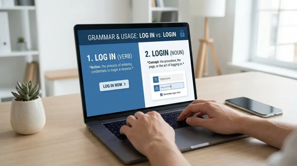 Log In or Login Quick Answer
