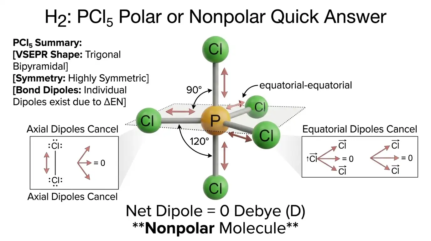 PCl5 Polar or Nonpolar Quick Answer