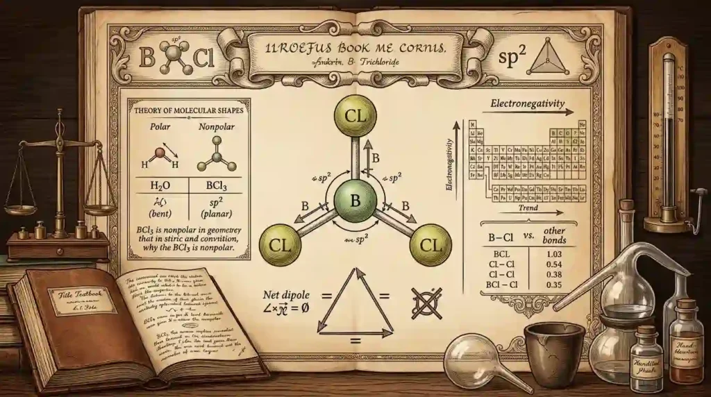 The Origin of BCl3 Polar or Nonpolar