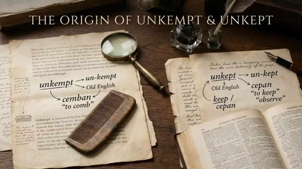 The Origin of Unkempt and Unkept