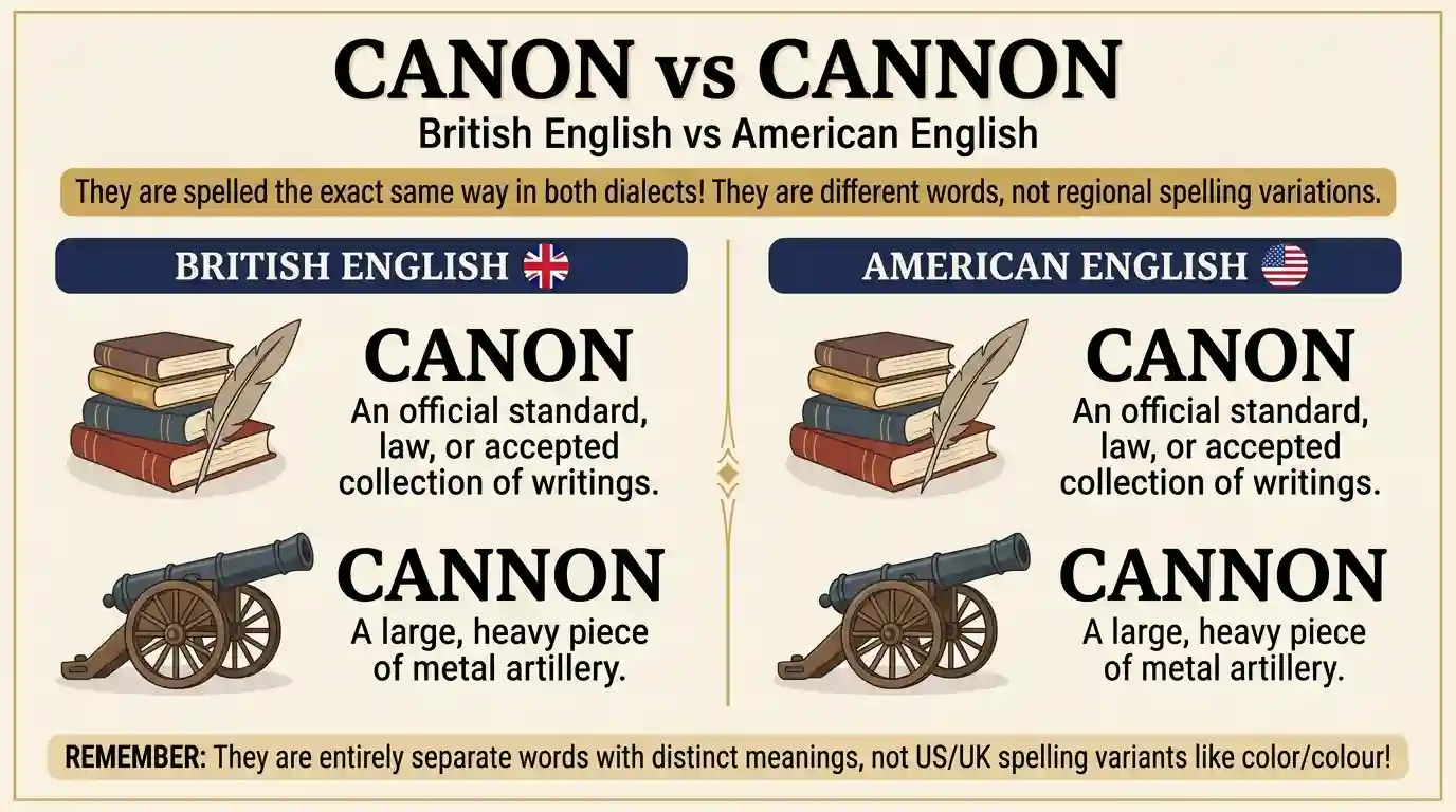 British English vs American English Spelling