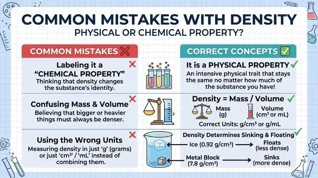Common Mistakes with Density Physical or Chemical