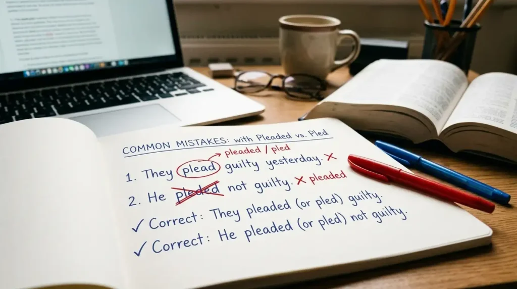 Common Mistakes with Pleaded and Pled