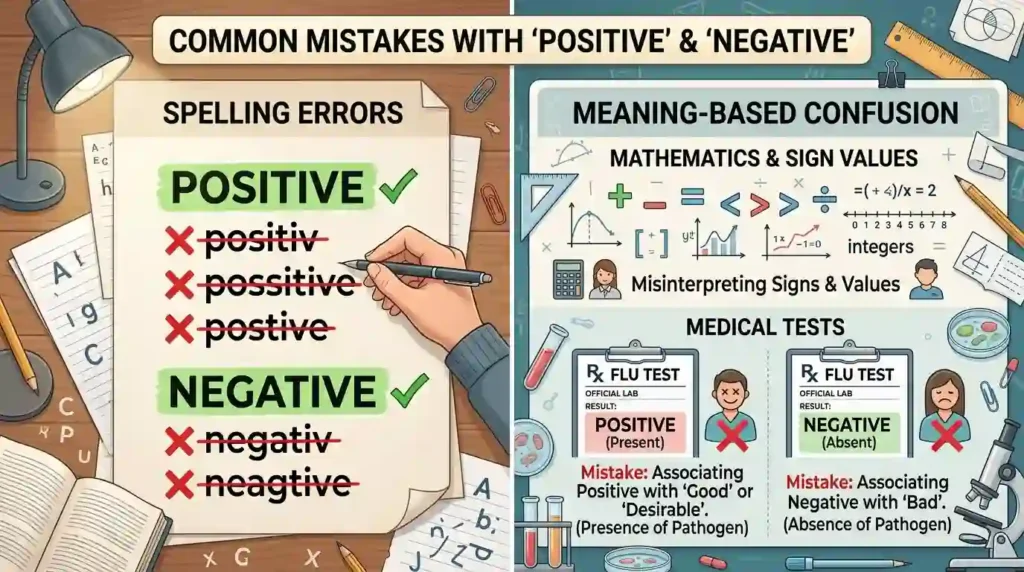 Common Mistakes with Positive or Negative