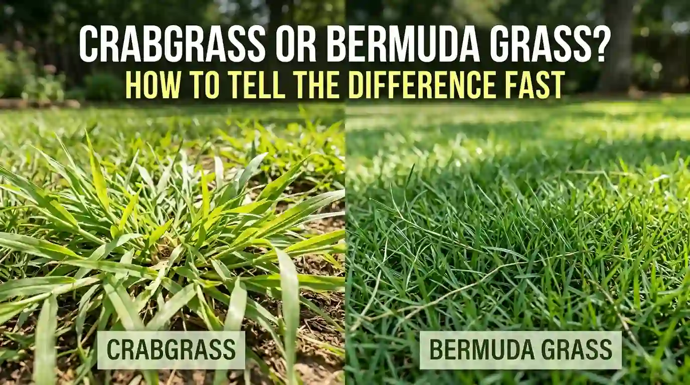 Crabgrass or Bermuda Grass