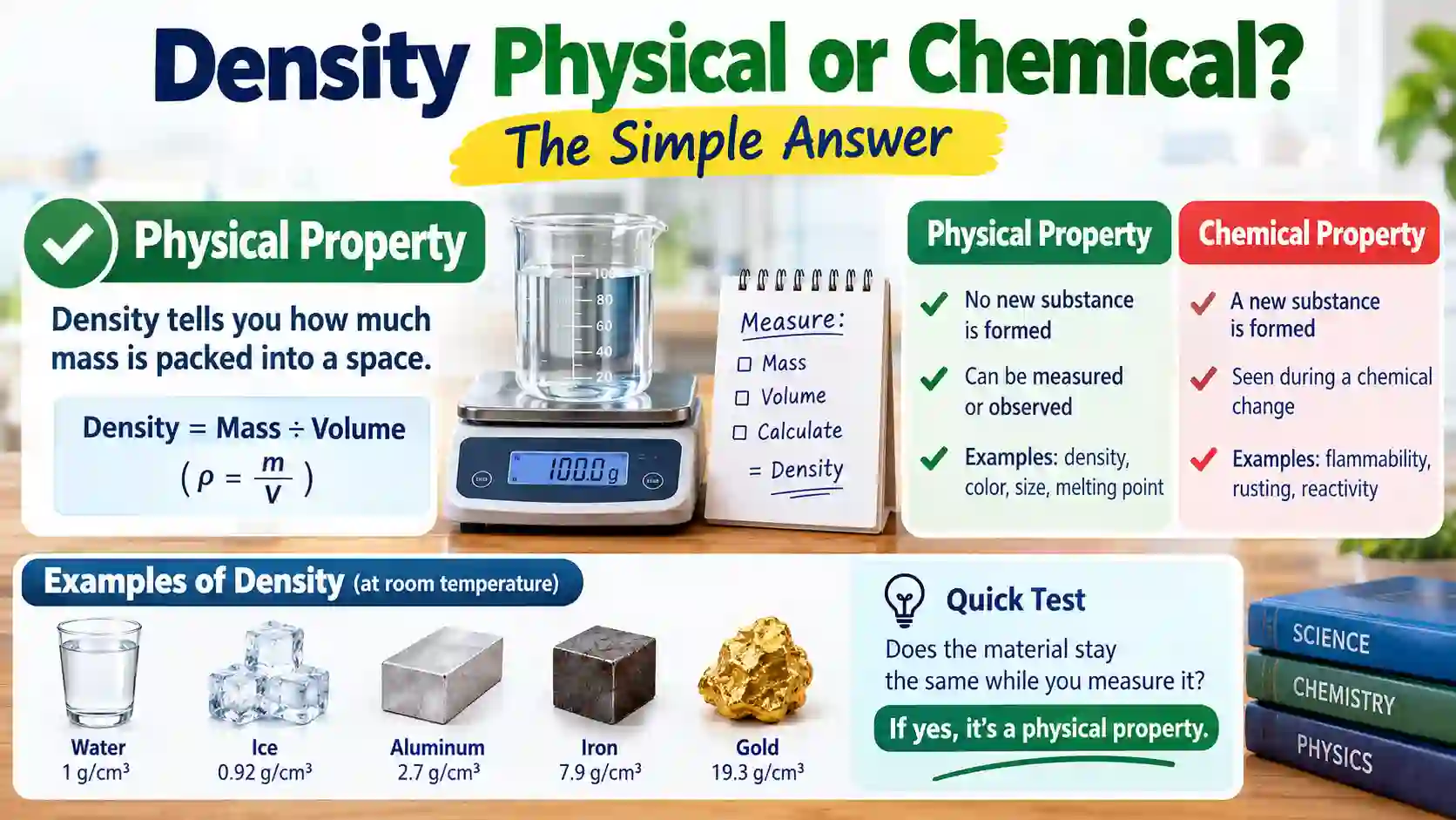 Density Physical or Chemical