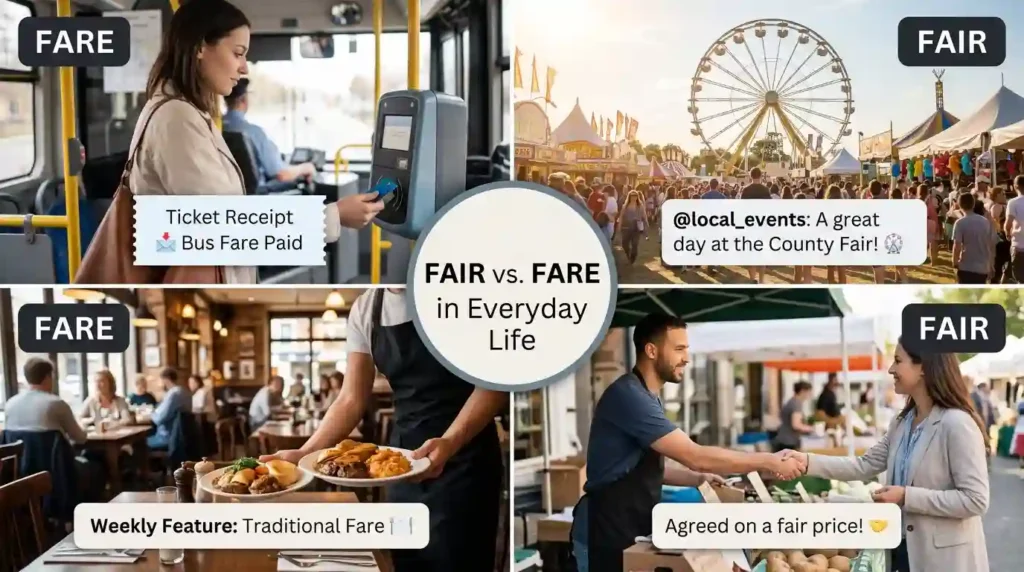 Fair and Fare in Everyday Examples