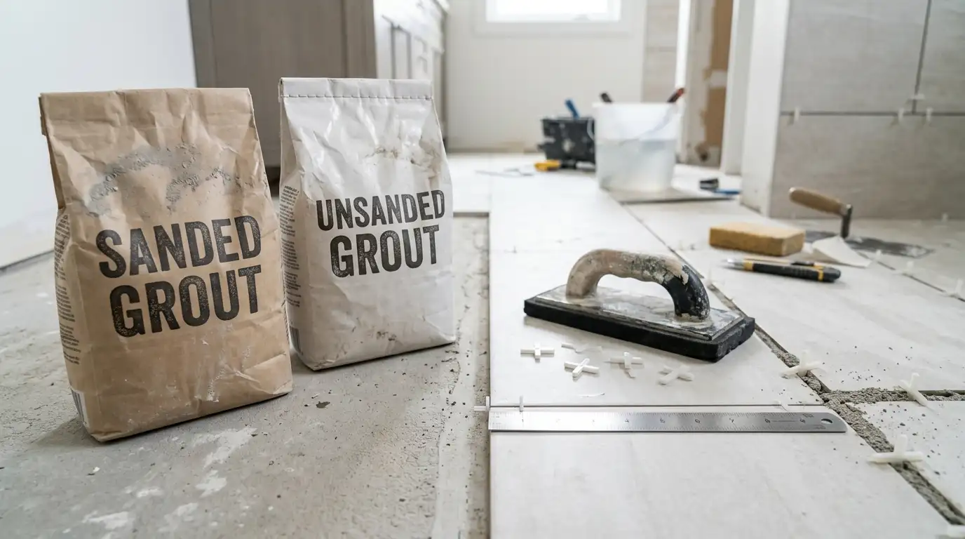 Sanded or Unsanded Grout