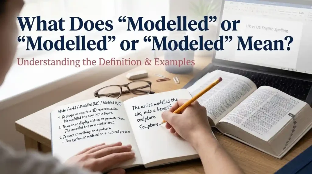 The Origin of Modelled and Modeled