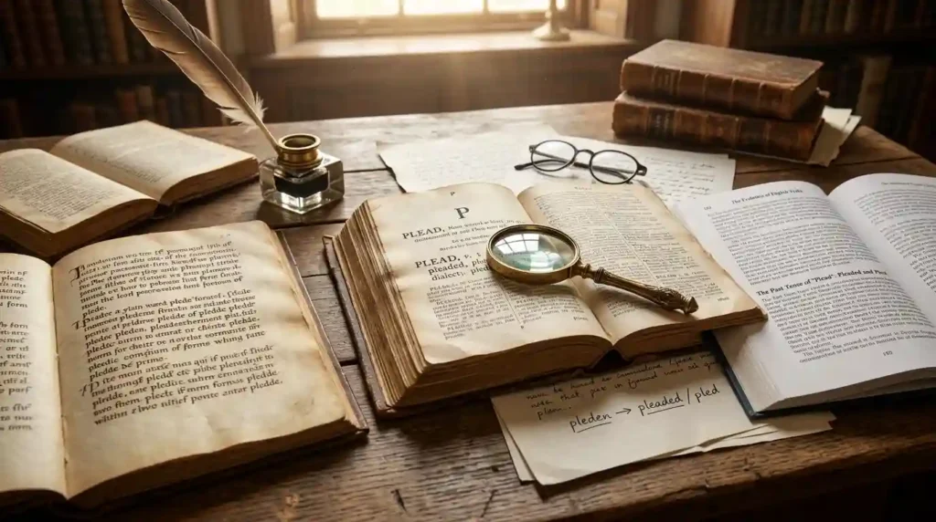 The Origin of Pleaded and Pled